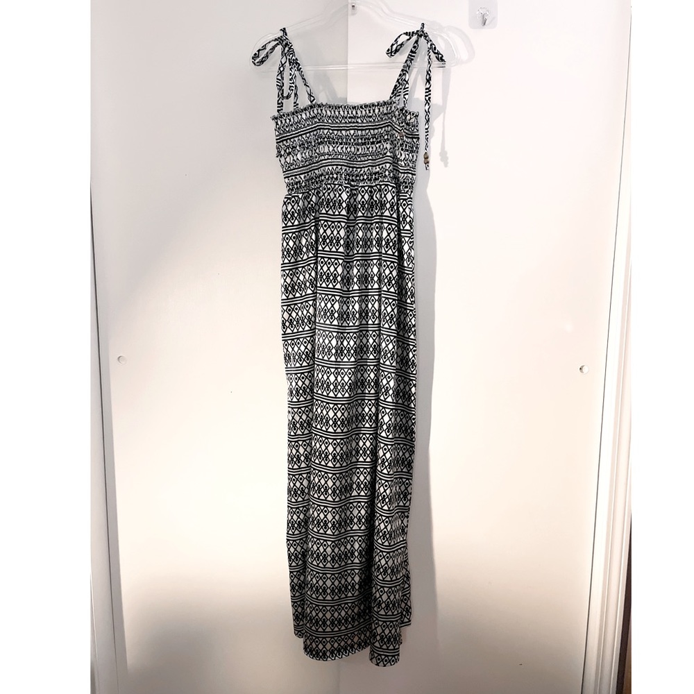 Cocoon Maternity Smocked Maxi Dress Size 10